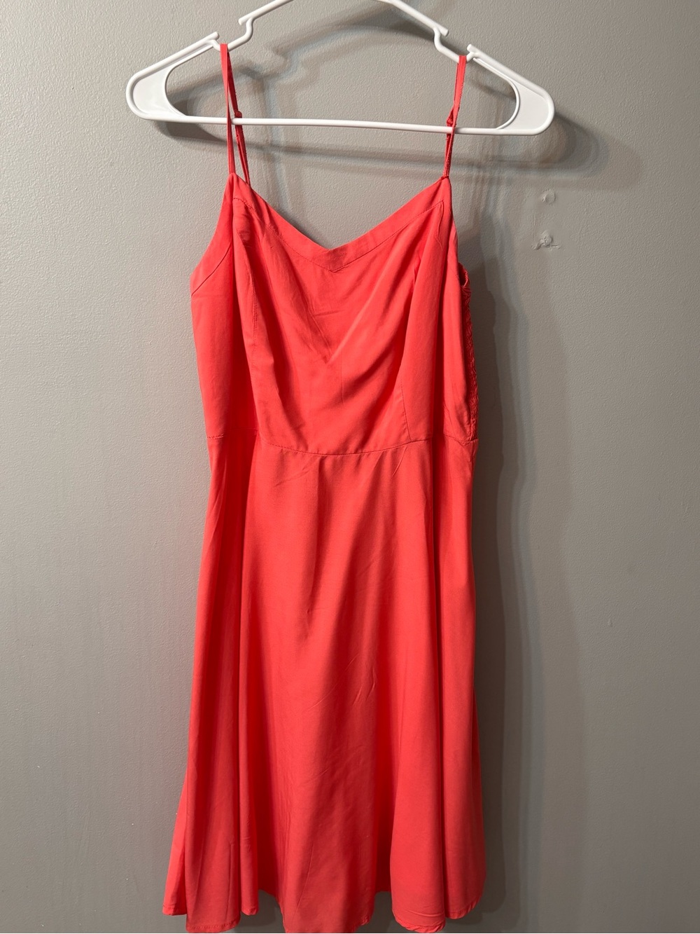 Old Navy Coral Slip Dress with Spaghetti Straps size small